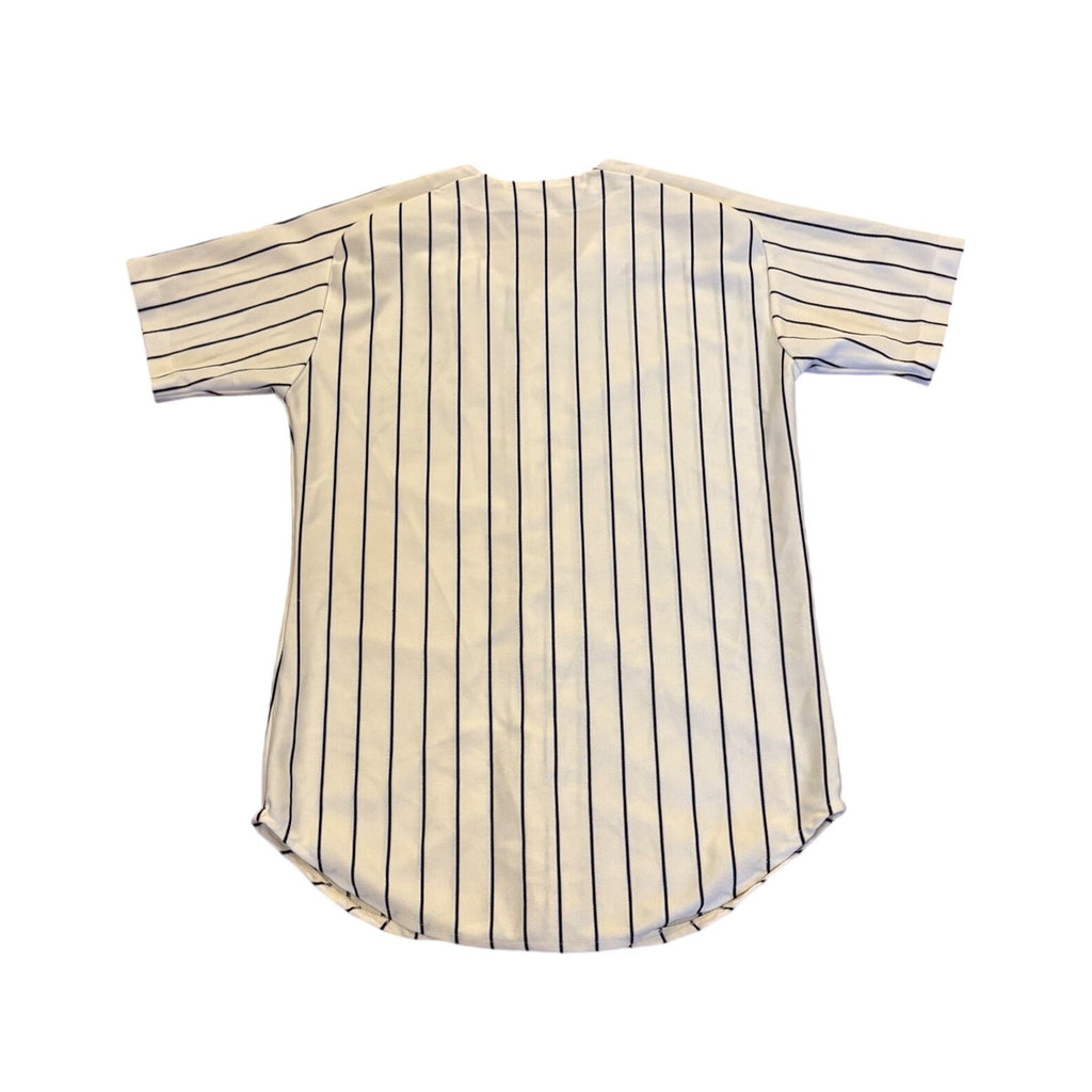 Vintage 80's New York Yankees Stitched Home White MLB Jersey Men's Small