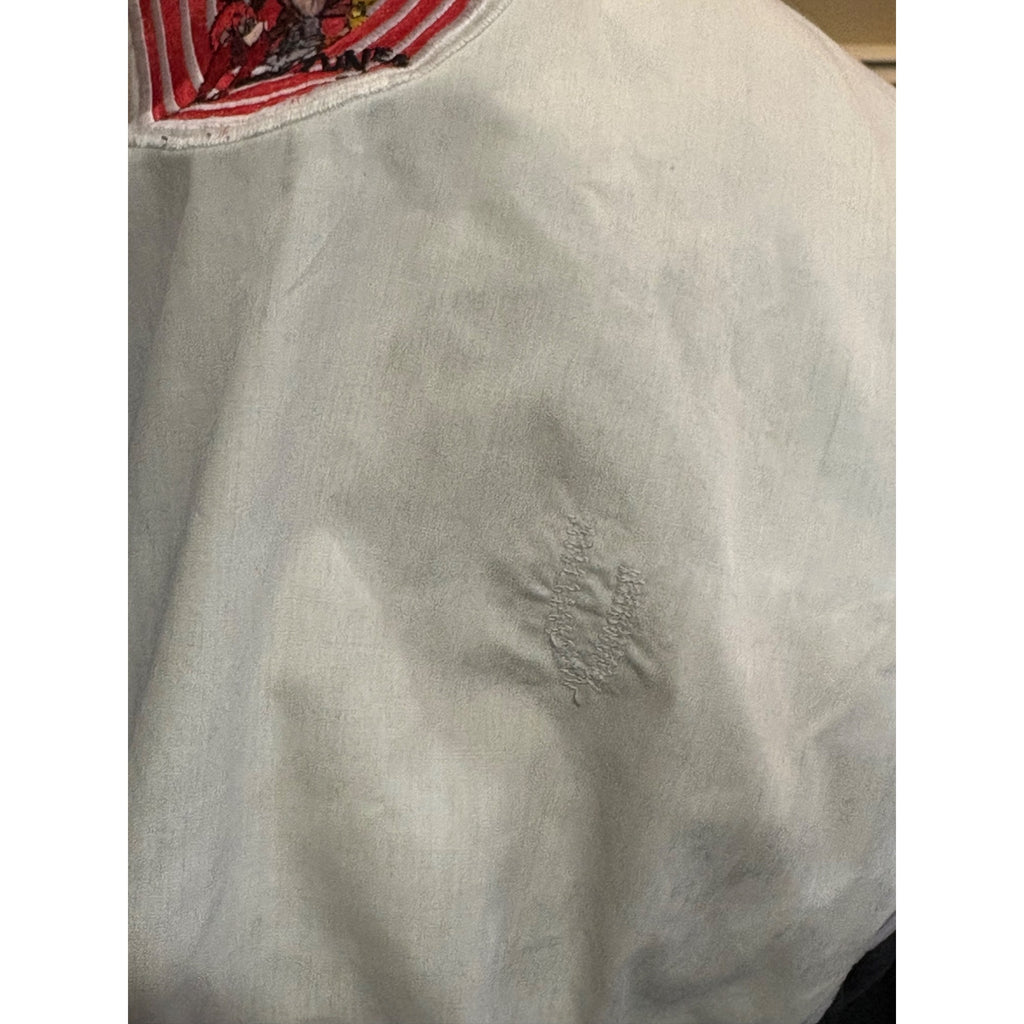 Rare Vintage 90’s Penn State Looney Tunes Zip Up Down Jacket Men XL Taz Marvin