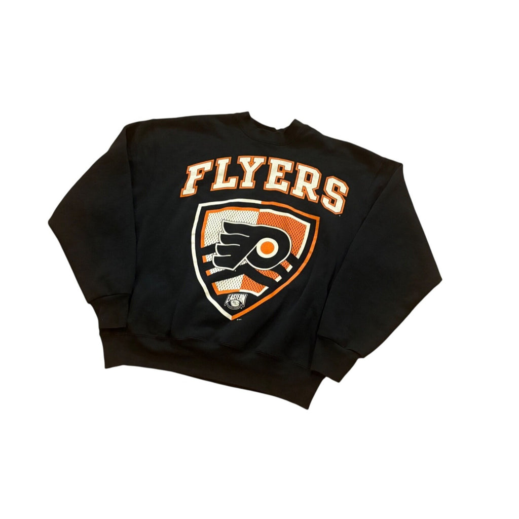 Vintage 90s Pro Player Philadelphia Flyers NHL Hockey Crewneck Sweatshirt XL