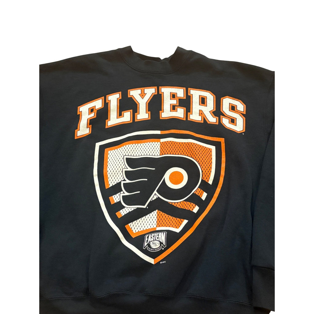 Vintage 90s Pro Player Philadelphia Flyers NHL Hockey Crewneck Sweatshirt XL