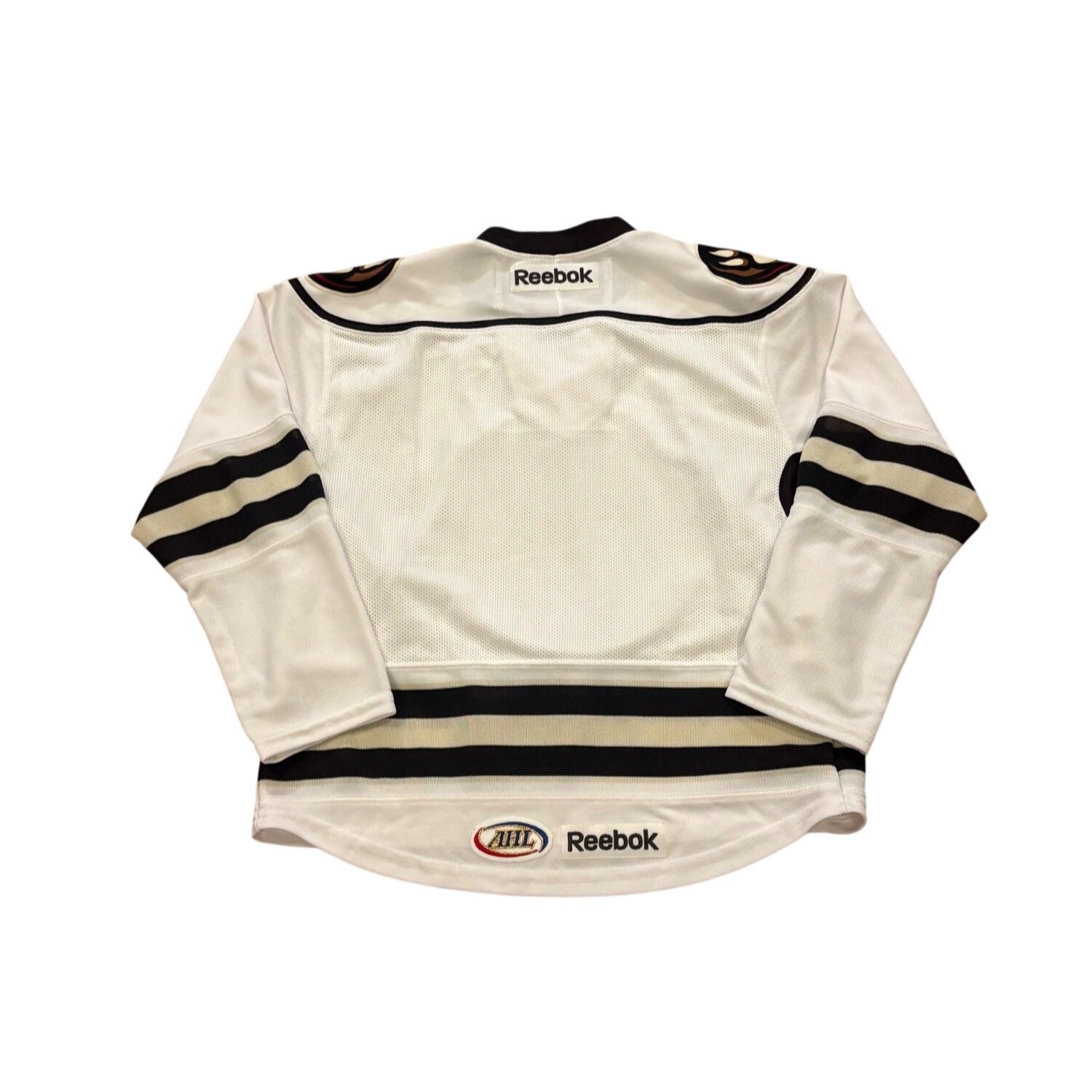 Reebok Hershey Bears Stitched AHL Hockey Jersey White Youth Small/Medium